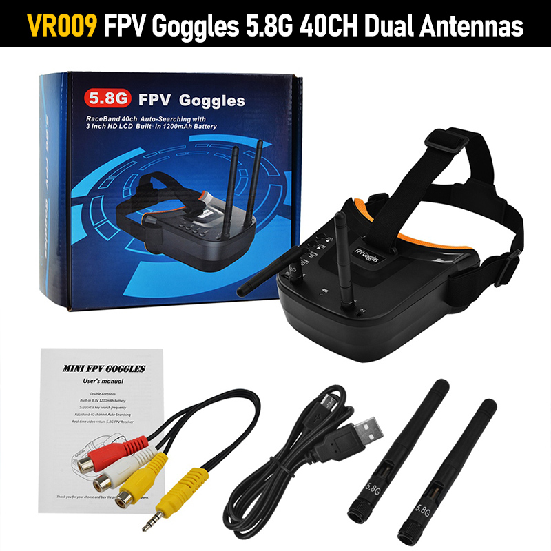 VR009 FPV ゴーグル 3.0 インチ 480*320 - Fpv Drone Goggles のレビューと価格